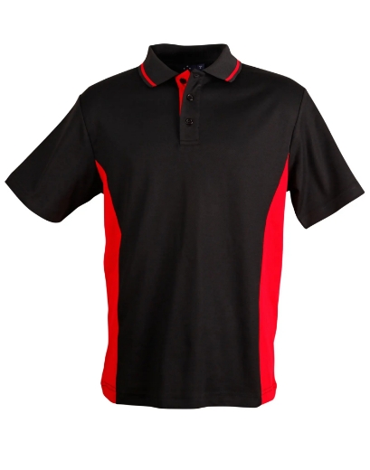 Picture of Winning Spirit, Kids TrueDry Contrast S/S Polo